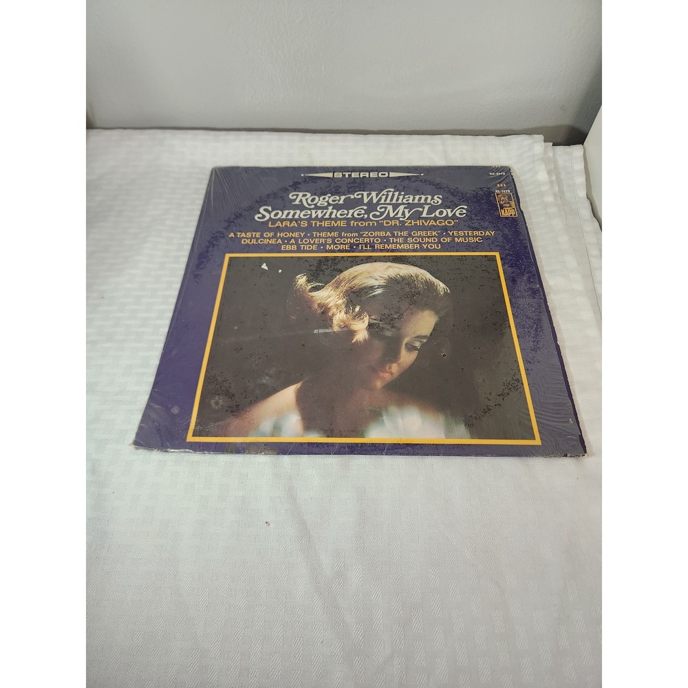 Roger Williams Somewhere My Love Vinyl LP Lara's Theme Kapp KS-3470 Stereo